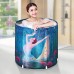 Bathtubs Freestanding Adult Collapsible Inflatable tub/Home Bath Bath Inflatable Thickening Children's - B07H7JQ6J5